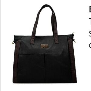 Badgley Mischka Black and Brown Men's Bag